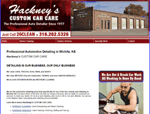 Tablet Screenshot of hackneyscustomcarcare.com